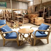 Bộ Sofa Khung Gỗ Cafe